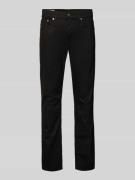 Levi's® Tapered Fit Jeans Modell '502®' in Black, Größe 30/30