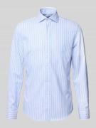 SEIDENSTICKER Slim Fit Business-Hemd mit Kentkragen in Bleu, Größe 39