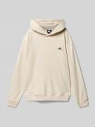 Quiksilver Hoodie mit Label-Stitching in Offwhite, Größe 152