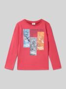 s.Oliver RED LABEL Regular Fit Langarmshirt aus reiner Baumwolle in Ro...