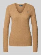 Polo Ralph Lauren Longsleeve in Strick-Optik mit Kaschmir-Anteil Model...