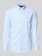 Tommy Hilfiger Regular Fit Freizeithemd aus reiner Baumwolle in Hellbl...