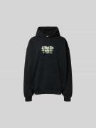 VETEMENTS Oversized Hoodie mit Motiv-Print in Black, Größe L