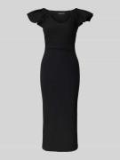 Forever New Knielänge Cocktailkleid mit Rüschen Modell 'Makenna' in Bl...