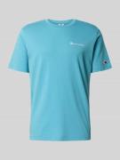 CHAMPION Regular Fit T-Shirt mit Logo-Stitching Modell 'Icons' in Ocea...