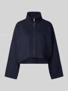 Drykorn Jacke aus Viskose-Mix mit Stehkragen Modell 'ELSTOW' in Marine...