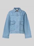 Neo Noir Jeansjacke mit Umlegekragen Modell 'Titan' in Hellblau, Größe...