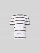 Officine Générale Regular Fit T-Shirt aus Baumwoll-Mix in Weiss, Größe...