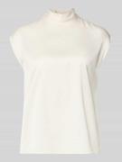 BOSS Regular Fit Blusentop aus Seiden-Mix Modell 'BIDRIZ' in Offwhite,...
