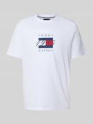 Tommy Hilfiger Regular Fit T-Shirt aus reiner Baumwolle in Weiss, Größ...
