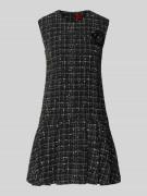 HUGO Mini-Etuikleid mit Woll-Anteil in Rosa, Größe 32