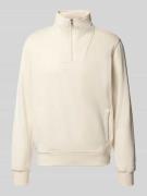 CHAMPION Troyer mit Logo-Stitching und Eingrifftaschen in Offwhite, Gr...