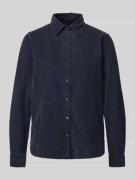 Gant Hemdbluse mit Knopfleiste in Marine, Größe 34