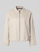 s.Oliver RED LABEL Comfort Fit Wolljacke mit Reißverschluss in Beige, ...