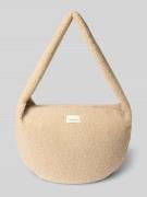 STUDIO NOOS Umhängetasche mit Teddyfell in Ecru, Größe 1