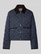 Rich & Royal Steppjacke mit Steppnähten in Marine, Größe 38
