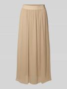 JOOP! Maxirock aus Viskose mit Logo-Stitching Modell 'SUMI' in Beige, ...