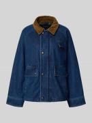 Polo Ralph Lauren Jeansjacke mit Pattentaschen in Jeansblau, Größe L