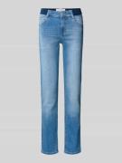 Angels Slim Fit Jeans mit elastischem Bund in Bleu, Größe 34/28