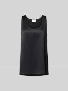 Juvia Relaxed Fit Top mit Rundhalsausschnitt in Black, Größe L
