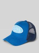 Von Dutch Trucker Cap mit Logo-Patch Modell 'Boston' in Blau, Größe 1