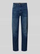 BOSS Orange Slim Fit Jeans aus Baumwoll-Mix Modell 'REMAINE' in Jeansb...