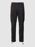 Jack & Jones Loose Fit Cargohose mit Knopf- und Reißverschluss in Blac...