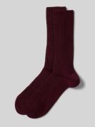 Falke Socken aus Woll-Mix mit Kaschmir-Anteil Modell 'COSY' in Bordeau...