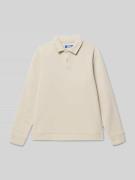 Jack & Jones Sweatshirt mit Umlegekragen Modell 'BRADLEY' in Ecru, Grö...