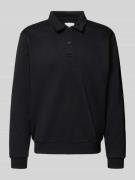 Jack & Jones Sweatshirt mit Kentkragen Modell 'BRADLEY' in BLACK, Größ...