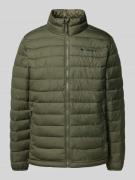COLUMBIA Steppjacke mit Label-Print in Oliv, Größe L