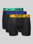 Nike Trunks mit Logo-Bund im 3er-Pack in Black, Größe L