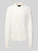 MCNEAL Strickjacke mit Knopfleiste in Ecru, Größe XXL