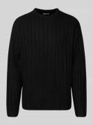 Jack & Jones Strickpullover mit gerippten Abschlüssen Modell 'BRADLEY'...