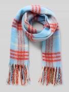 ICHI Schal mit Kordelabschlüssen Modell 'IAELMA' in Bleu, Größe 1