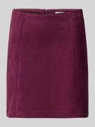 Christian Berg Woman Minirock in Leder-Optik mit rückseitigem Reißvers...