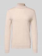 SELECTED HOMME Regular Fit Rollkragenpullover aus reiner Merinowolle M...