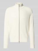 ARMANI EXCHANGE Strickjacke mit Stehkragen in Weiss, Größe M