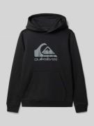 Quiksilver Regular Fit Hoodie mit Logo-Print Modell 'Youth' in Black, ...