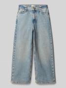 Jack & Jones Wide Fit Jeans mit Logo-Patch Modell 'Dave' in Hellblau, ...