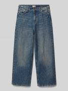 Jack & Jones Wide Fit Jeans mit Logo-Patch Modell 'Dave' in Blau, Größ...