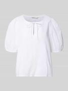 Tom Tailor Denim Regular Fit Bluse aus reiner Baumwolle in Weiss, Größ...