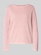 Tom Tailor Regular Fit Pullover aus reiner Baumwolle in Rosa, Größe XS