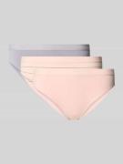 Marc O'Polo Slip aus Baumwoll-Mix im 3er-Pack in Rose, Größe L