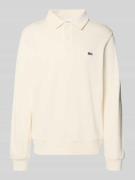 Lacoste Regular Fit Sweatshirt aus reiner Baumwolle in Offwhite, Größe...