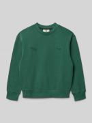 Garcia Sweatshirt mit gerippten Abschlüssen in Lagune, Größe 152