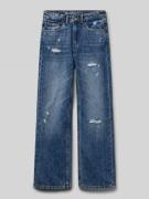 Garcia Straight Fit Jeans im 5-Pocket-Design in Blau, Größe 140