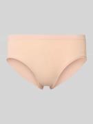 Sloggi Slip mit elastischem Bund in Beige, Größe L