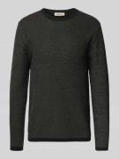 Only & Sons Regular Fit Strickpullover aus reiner Baumwolle Modell 'ER...