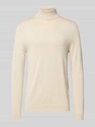 Only & Sons Regular Fit Rollkragenpullover aus Viskose-Mix Modell 'WYL...